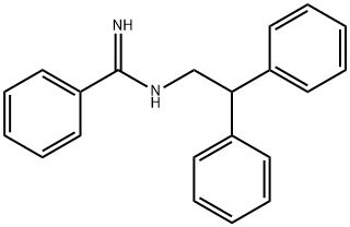 Benzenecarboximidamide, N-(2,2-diphenylethyl)- Structure