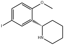 (S)-2-(5-iodo-2-methoxyphenyl)piperidine Structure