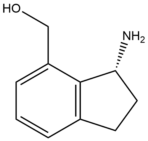 (R)-(3-amino-2,3-dihydro-1H-inden-4-yl)methanol Structure