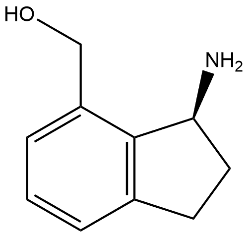 (S)-(3-amino-2,3-dihydro-1H-inden-4-yl)methanol Structure