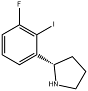 2-(3-fluoro-2-iodophenyl)pyrrolidine Structure