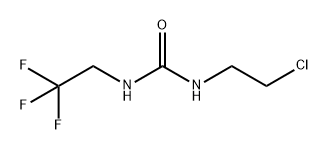 Urea, N-(2-chloroethyl)-N'-(2,2,2-trifluoroethyl)- Structure