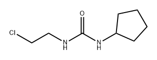 Urea, N-(2-chloroethyl)-N'-cyclopentyl- Structure