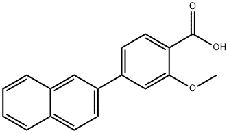 2-Methoxy-4-(naphthalen-2-yl)benzoic acid Structure