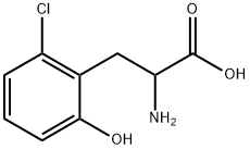 2-amino-3-(2-chloro-6-hydroxyphenyl)propanoic acid Structure