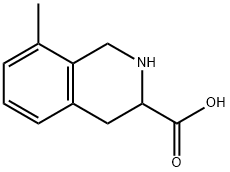 8-methyl-1,2,3,4-tetrahydroisoquinoline-3-carboxylic acid Structure