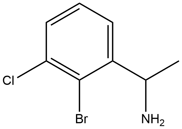 1-(2-bromo-3-chlorophenyl)ethanamine 구조식 이미지