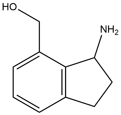 (3-Amino-2,3-dihydro-1H-inden-4-yl)methanol Structure