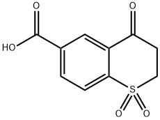 1,1,4-TRIOXO-2H,3H-BENZO[E]THIIN-6-CARBOXYLIC ACID 구조식 이미지