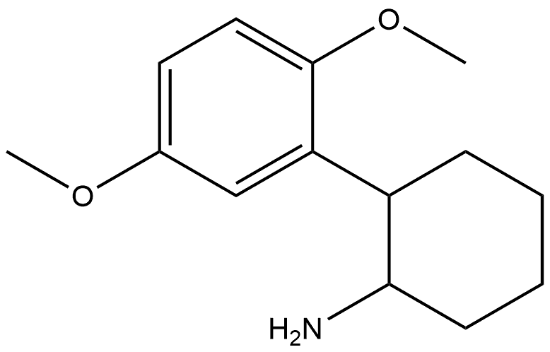 2-(2,5-Dimethoxyphenyl)cyclohexanamine Structure