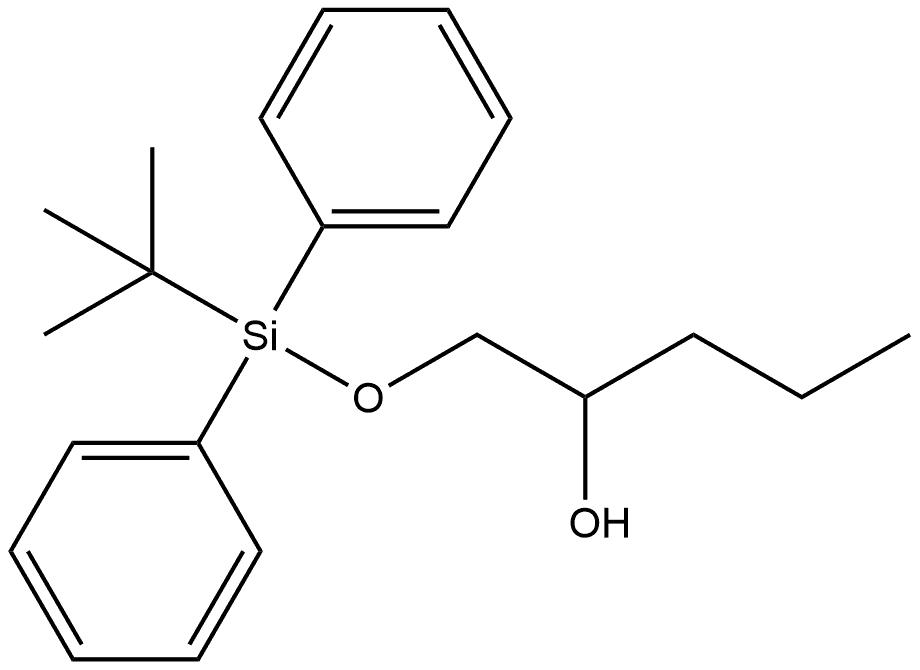 1-(tert-butyldiphenylsiloxy)-2-pentanol Structure