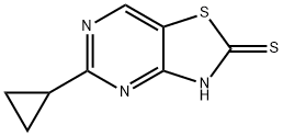 5-Cyclopropylthiazolo[4,5-d]pyrimidine-2-thiol Structure