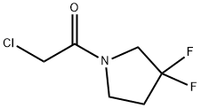 2-Chloro-1-(3,3-difluoropyrrolidin-1-yl)ethan-1-one Structure