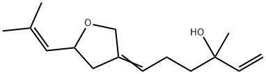 1-Hexen-3-ol, 6-[dihydro-5-(2-methyl-1-propen-1-yl)-3(2H)-furanylidene]-3-methyl- 구조식 이미지