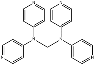 N,N,N',N'-Tetra(pyridin-4-yl)methanediamine Structure