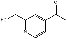 1-(2-(Hydroxymethyl)pyridin-4-yl)ethanone Structure