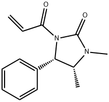 2-Imidazolidinone, 1,5-dimethyl-3-(1-oxo-2-propen-1-yl)-4-phenyl-, (4S,5R)- Structure