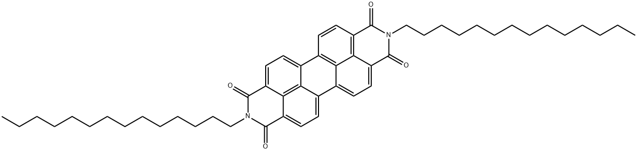 Anthra[2,1,9-def:6,5,10-d'e'f']diisoquinoline-1,3,8,10(2H,9H)-tetrone, 2,9-ditetradecyl- 구조식 이미지