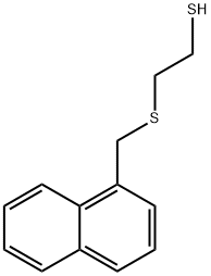 Ethanethiol, 2-[(1-naphthalenylmethyl)thio]- 구조식 이미지