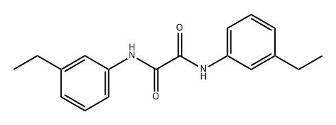 Ethanediamide, N1,N2-bis(3-ethylphenyl)- 구조식 이미지