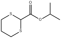 1,3-Dithiane-2-carboxylic acid, 1-methylethyl ester Structure