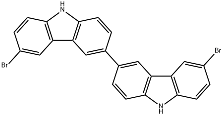 3,3'-Bi-9H-carbazole, 6,6'-dibromo- Structure