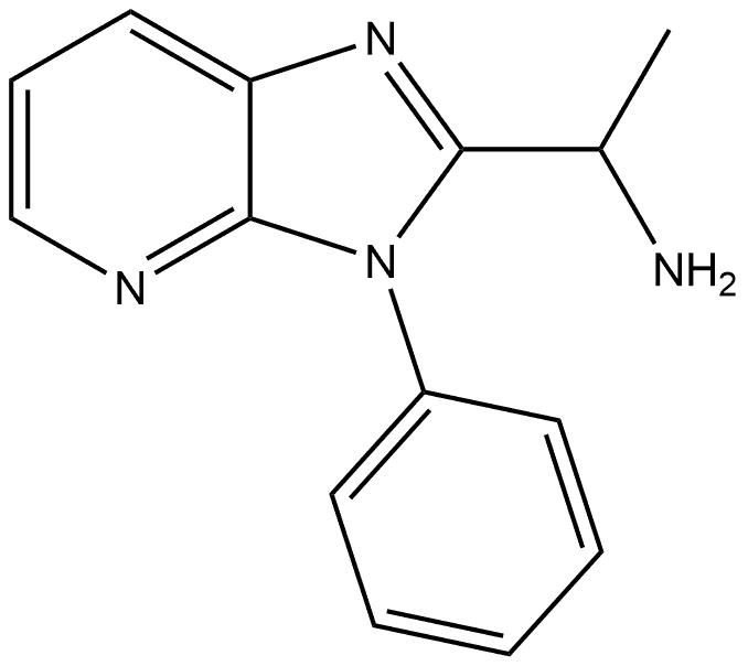 α-Methyl-3-phenyl-3H-imidazo[4,5-b]pyridine-2-methanamine Structure