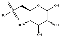 D-Glucopyranose, 6-deoxy-6-sulfo- 구조식 이미지
