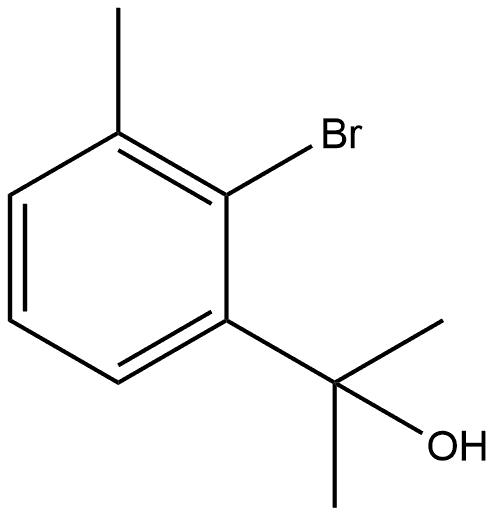 2-(2-bromo-3-methylphenyl)propan-2-ol Structure