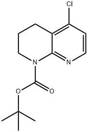 tert-butyl 5-chloro-3,4-dihydro-1,8-naphthyridine-1(2H)-carboxylate Structure