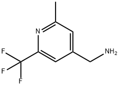 4-Aminomethyl-2-methyl-6-(trifluoromethyl)pyridine Structure