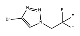 1H-1,2,3-Triazole, 4-bromo-1-(2,2,2-trifluoroethyl)- 구조식 이미지