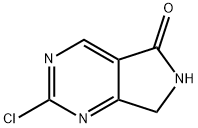 5H-Pyrrolo[3,4-d]pyrimidin-5-one, 2-chloro-6,7-dihydro- Structure