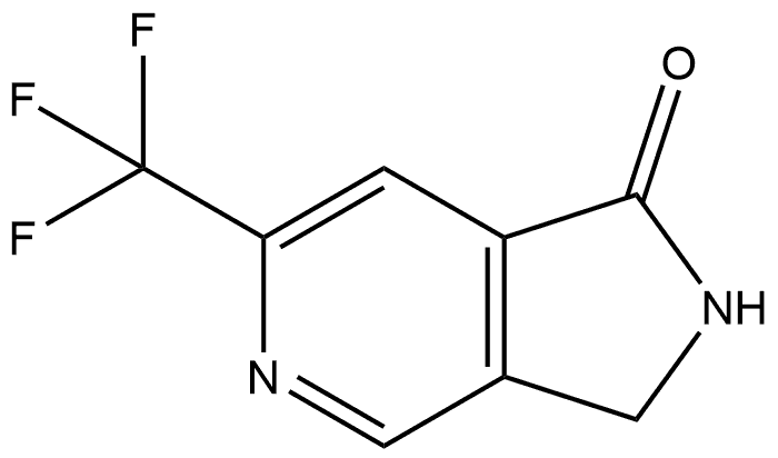 6-Trifluoromethyl-2,3-dihydro-pyrrolo[3,4-c]pyridin-1-one Structure
