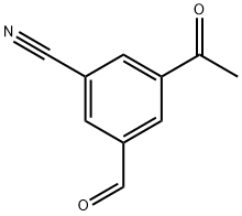 3'-Cyano-5'-formylacetophenone Structure