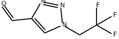 1-(2,2,2-trifluoroethyl)-1H-1,2,3-triazole-4-carbalde
hyde Structure