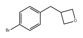 Oxetane, 3-[(4-bromophenyl)methyl]- Structure