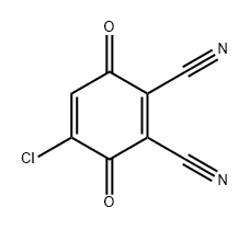1,4-Cyclohexadiene-1,2-dicarbonitrile, 4-chloro-3,6-dioxo- 구조식 이미지
