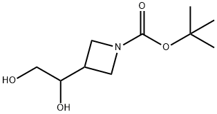 tert-butyl
3-(1,2-dihydroxyethyl)azetidine-1-carboxylate Structure