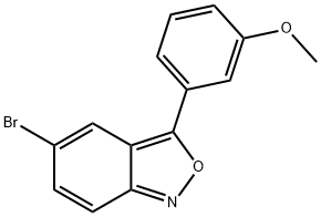 2,1-Benzisoxazole, 5-bromo-3-(3-methoxyphenyl)- Structure