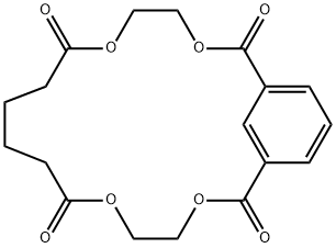 3,6,13,16-Tetraoxabicyclo[16.3.1]docosa-1(22),18,20-triene-2,7,12,17-tetrone Structure