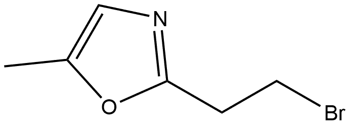 2-(2-bromoethyl)-5-methyl-1,3-oxazole Structure