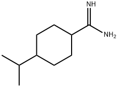 Cyclohexanecarboximidamide, 4-(1-methylethyl)- Structure