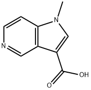 1H-Pyrrolo[3,2-c]pyridine-3-carboxylic acid, 1-methyl- Structure