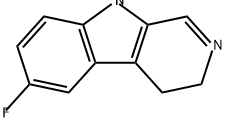 3H-Pyrido[3,4-b]indole, 6-fluoro-4,9-dihydro- Structure