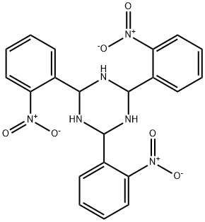 1,3,5-Triazine, hexahydro-2,4,6-tris(2-nitrophenyl)- Structure