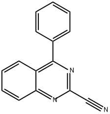 2-Quinazolinecarbonitrile, 4-phenyl- Structure