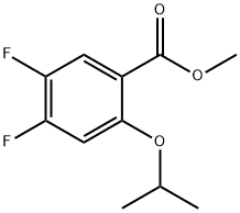 methyl 4,5-difluoro-2-isopropoxybenzoate Structure