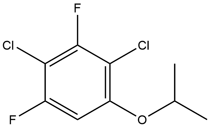 2,4-Dichloro-1,3-difluoro-5-(1-methylethoxy)benzene Structure