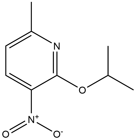 2-isopropoxy-6-methyl-3-nitropyridine Structure